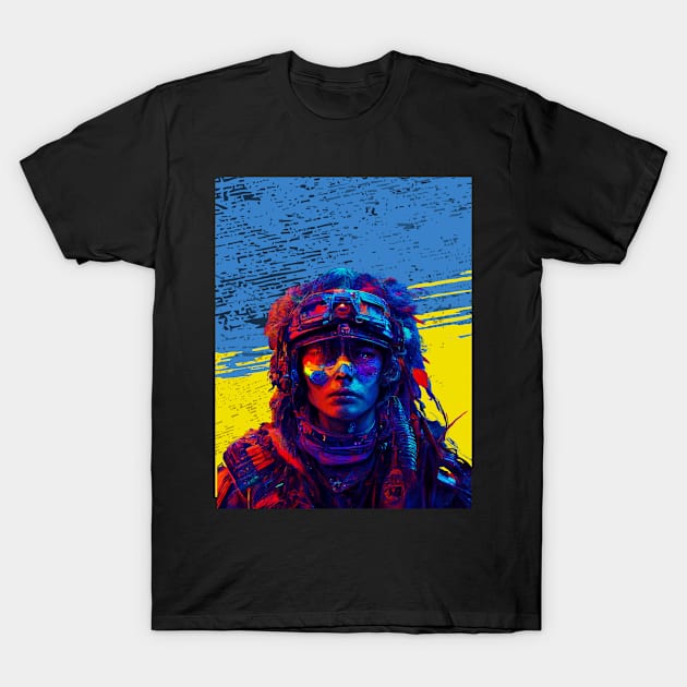 Ukraine Warrior T-Shirt by FrogandFog